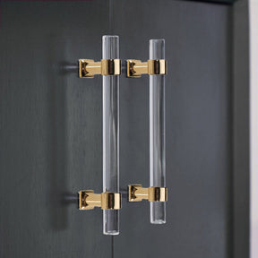 Modern Transparent Acrylic Wardrobe Door Handle