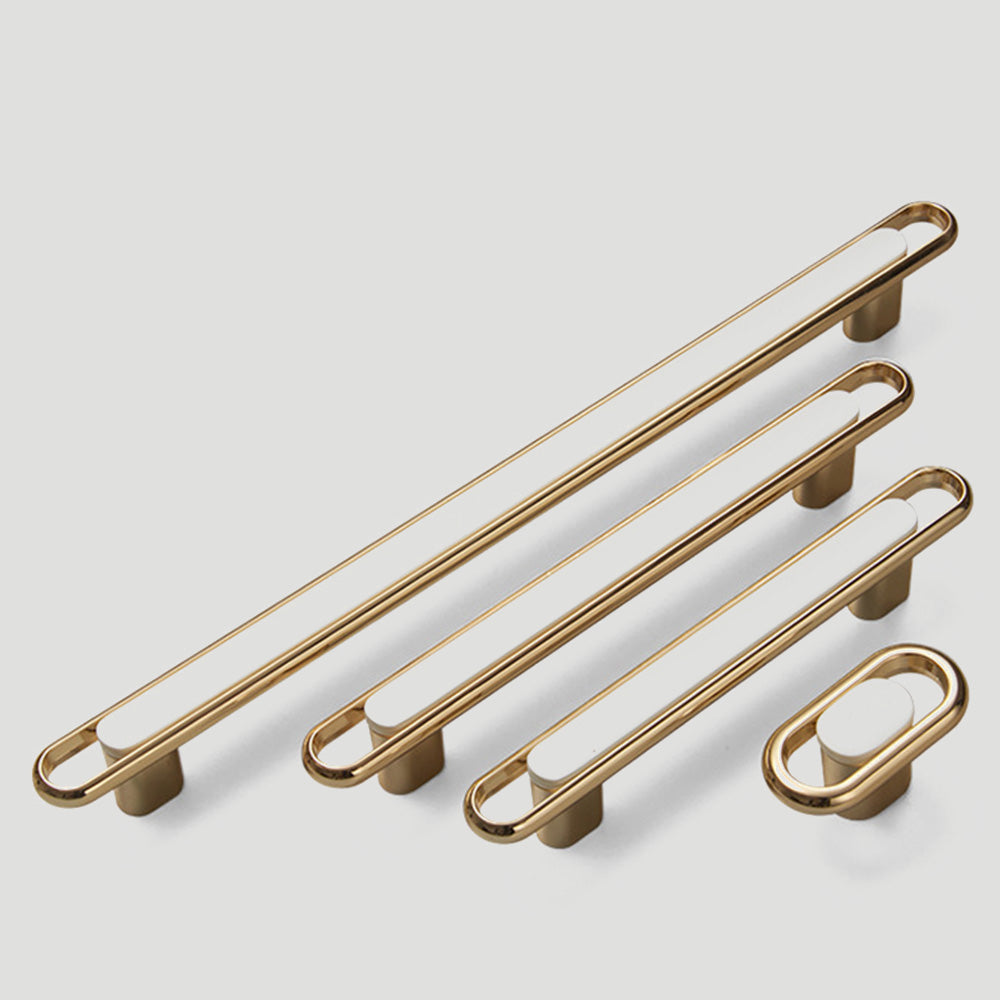 Gold Modern Simple Cabinet Door Handles