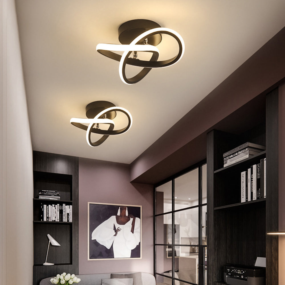 Modern Metal White LED Ceiling Light