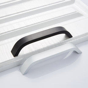 Minimalist Curved Aluminum Alloy Cabinet Drawer Handles