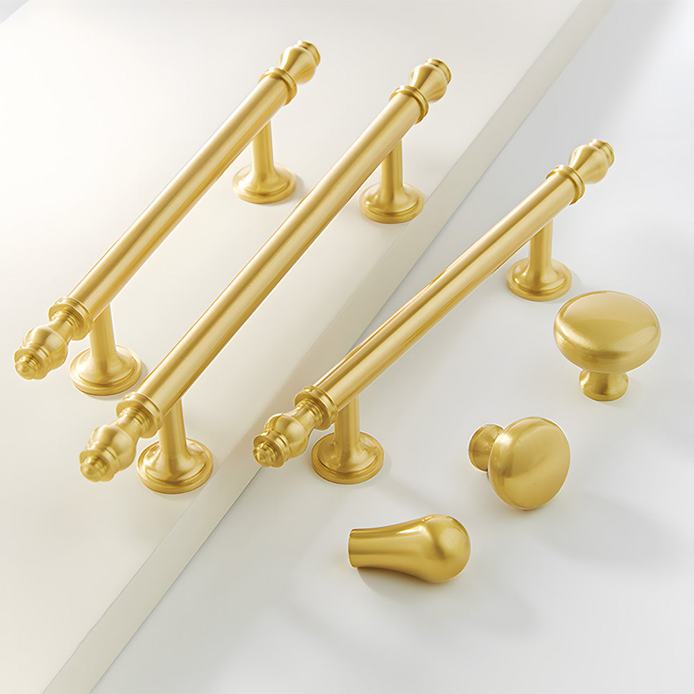 Modern Luxurious Gold Solid Drawer Handle