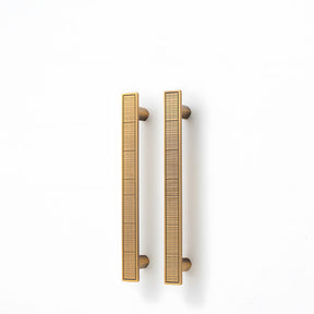 Modern Zinc Alloy Square Textured Grid Cabinet Pulls