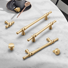 Modern Luxury Gold Wardrobe Cabinet Handles