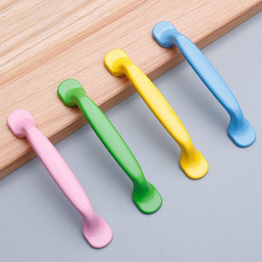 Colored Aluminum Alloy Children Room Wardrobe Handle