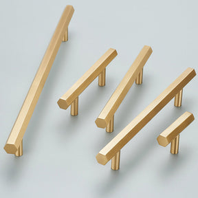 Brass Gold Cabinet Bar Pull and Knob for Kitchen