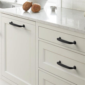 Gold Black Simple Classic Cabinet Handles