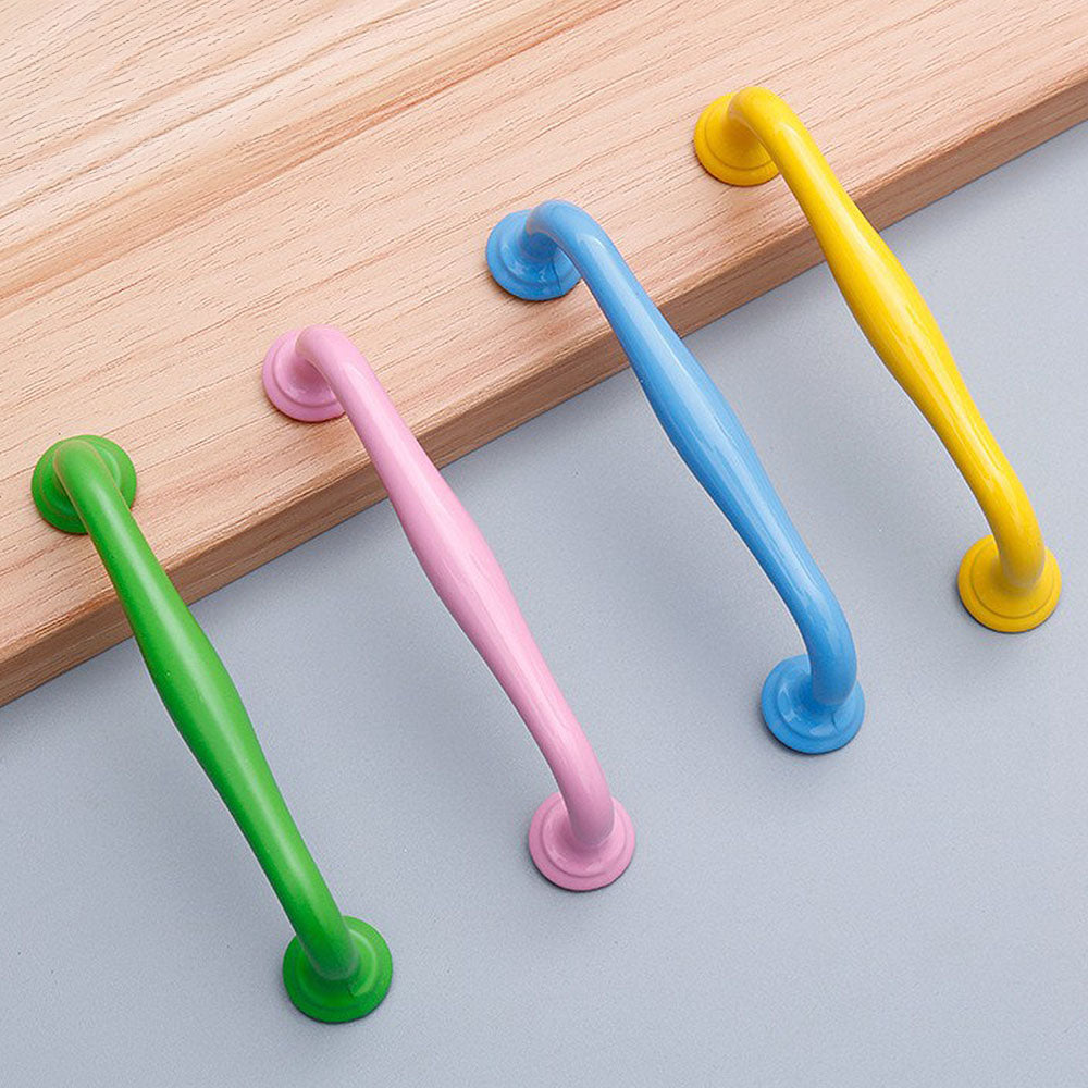 Modern Minimalist Aluminum Alloy Colored Furniture Hardware Door Handle