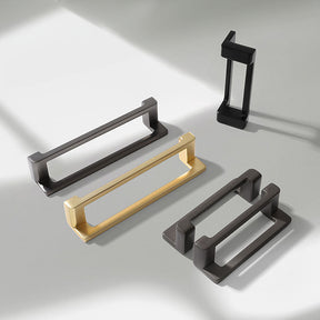 Contemporary Simple Zinc Alloy Cabinet Drawers Pulls