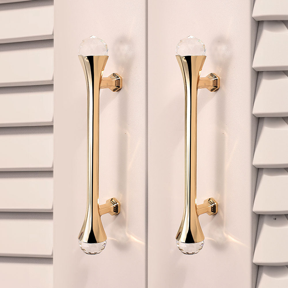 French-style Luxury Modern Zinc Alloy Crystal Cabinet Door Handle