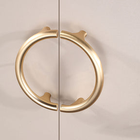 Golden Luxury Semi-Circular Cabinet Door Handles