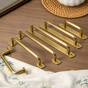 Modern Zinc Alloy Surface Mount Handles for Kitchen