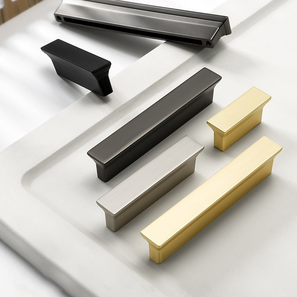 Minimal Decor Zinc Alloy Cabinet Handles For Kitchen