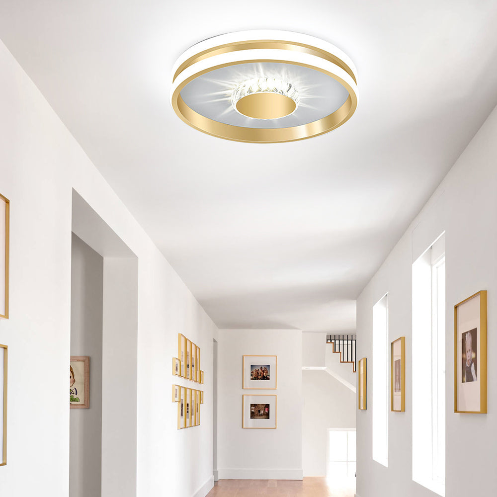 Hallway Crystal LED Ceiling Lighting