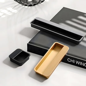 Stylish Metal Recessed Sliding Door Concealed Handles