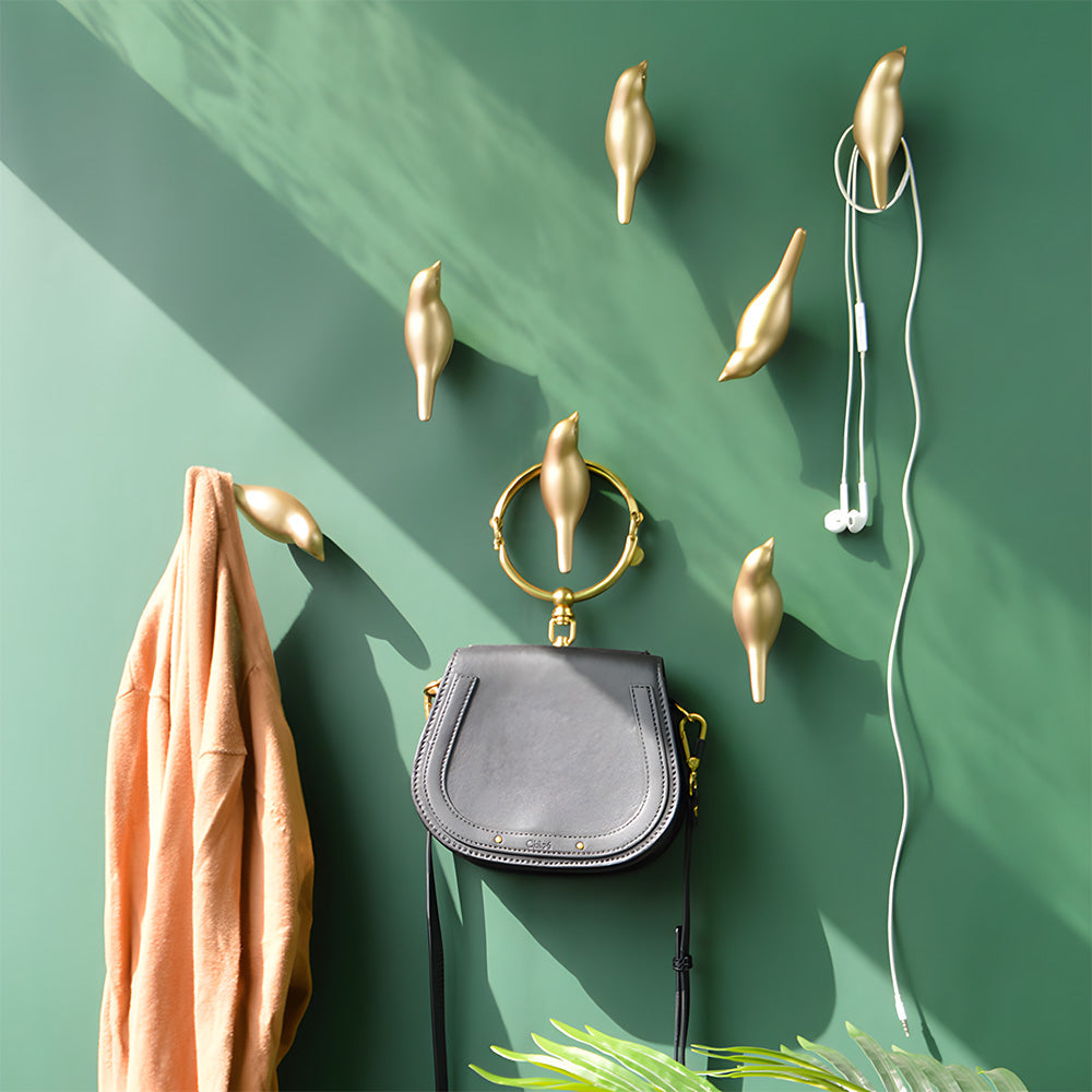 Decorative Bird Shaped Resin Wall Hook