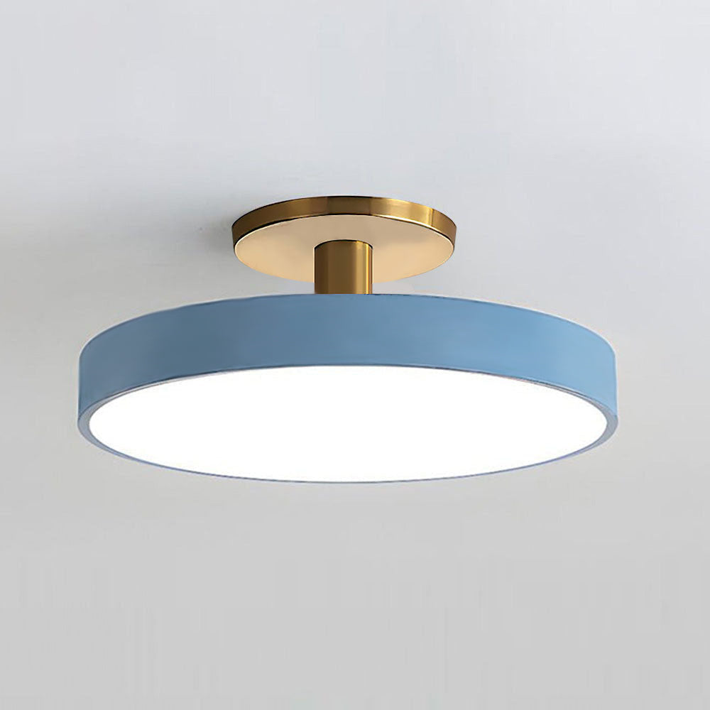 Modern Round Living Room Flush Mount Ceiling Light