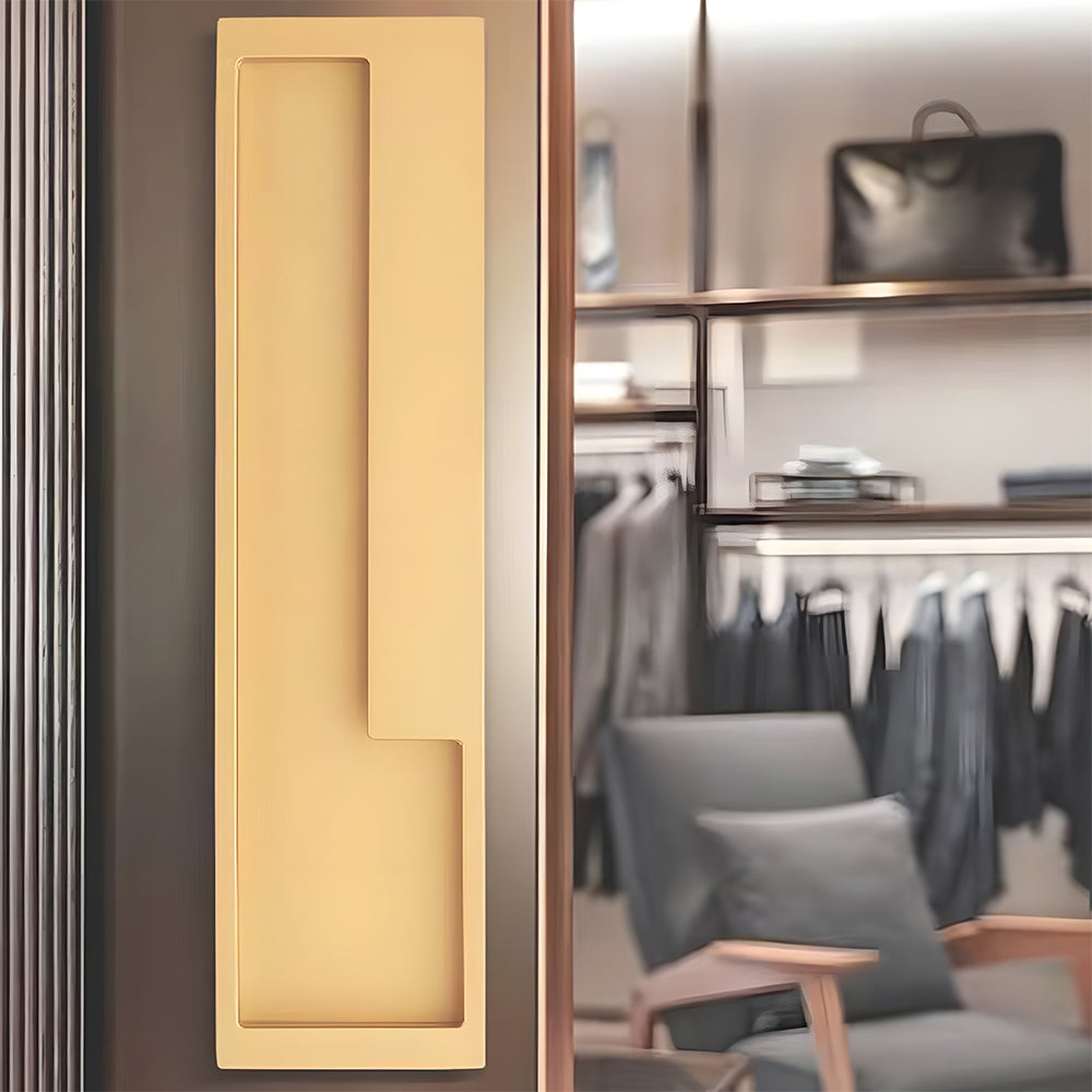 Left Right Hidden Slotted Recessed Handles