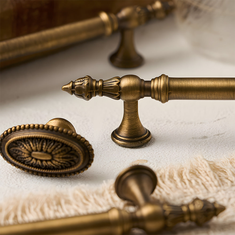 Modern Antique Bronze Brass Cabinet Pulls and Handles