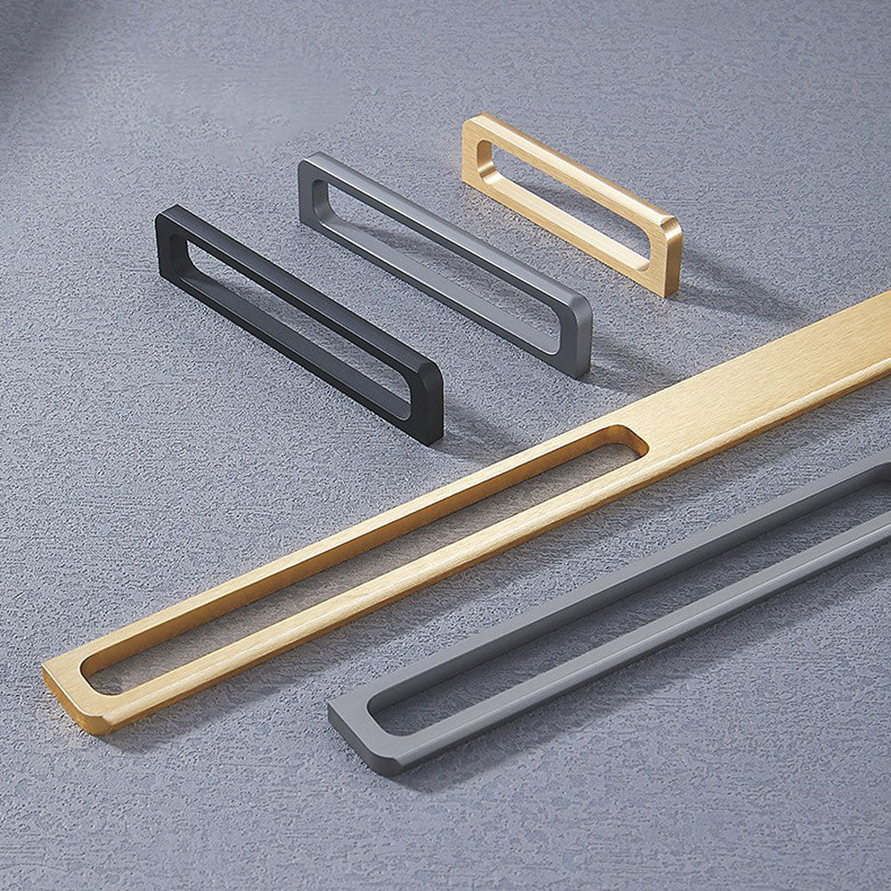 Modern Aluminum Alloy Kitchen Cabinet and Drawer Handles