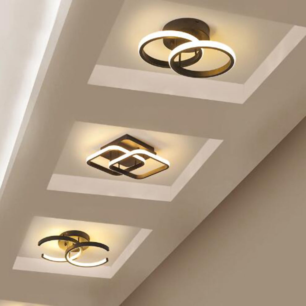 Modern Metal White LED Ceiling Light