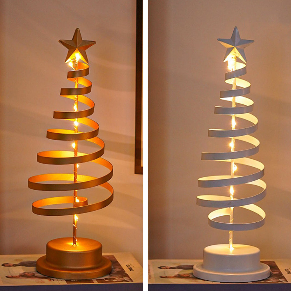 Classic Iron Tree Lights Decoration LED Christmas Lightings