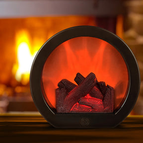 Compact Simulated Fireplace Light LED Christmas Lightings