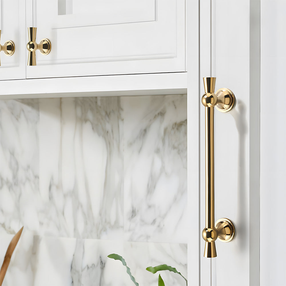 Modern Gold Brass Cabinet Pulls and Handles