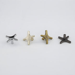 Modern Zinc Alloy Star Cross Cabinet Knobs