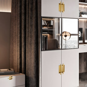 Simple Aluminum Alloy Recessed Concealed Cabinet Handles