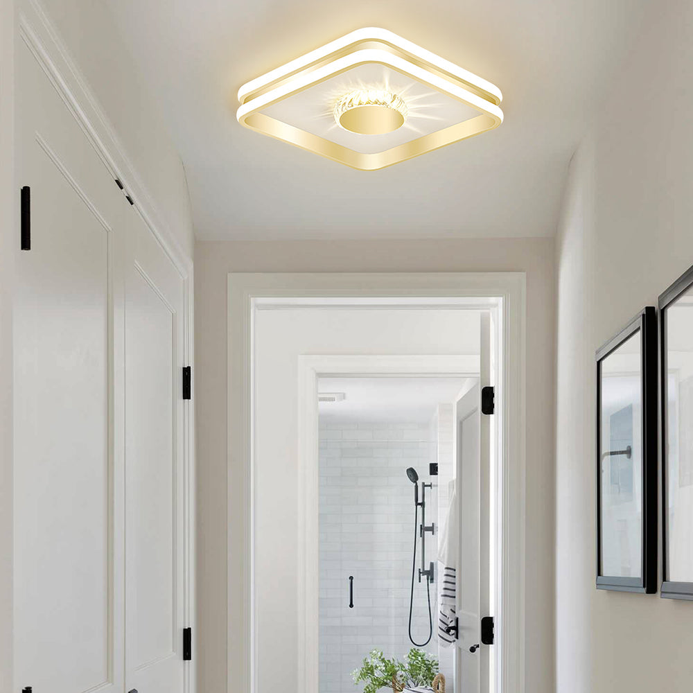 Hallway Crystal LED Ceiling Lighting