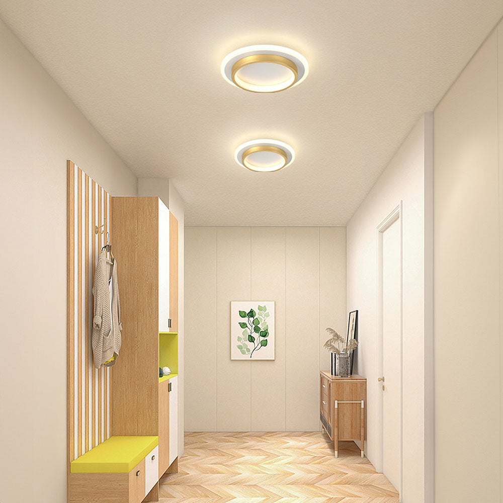 Round Metal Acrylic LED Hallway Ceiling Lights