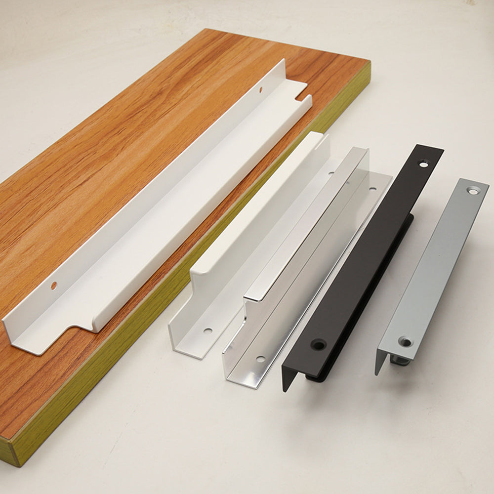 Modern Colorful Kitchen Cabinet Edge Pull Handles