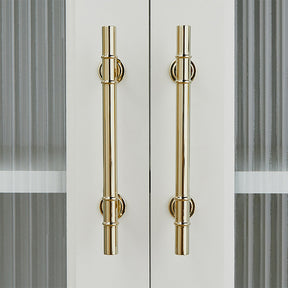 Minimalist Sleek Brass Kitchen Cabinet Handle