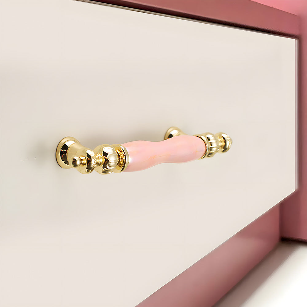 Luxury Macaroon Ceramic Wardrobe Cabinet Handles