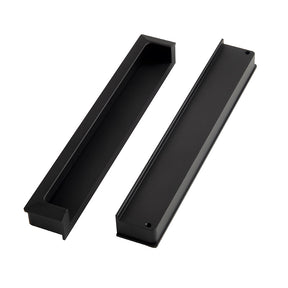 Modern Square Recessed Flush Finger Pulls for Cabinet