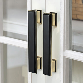 Modern Black Gold Wardrobe Cabinet Handles