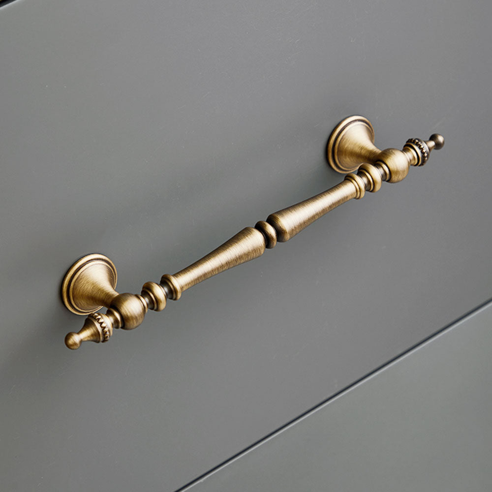 Vintage Solid Brass Kitchen Cabinet Pull Handles