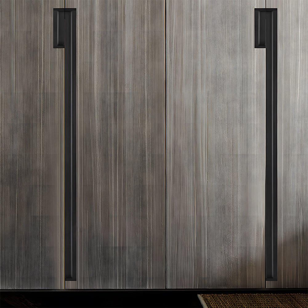 Minimalist Aluminum Alloy Flush Finger Edge Pulls