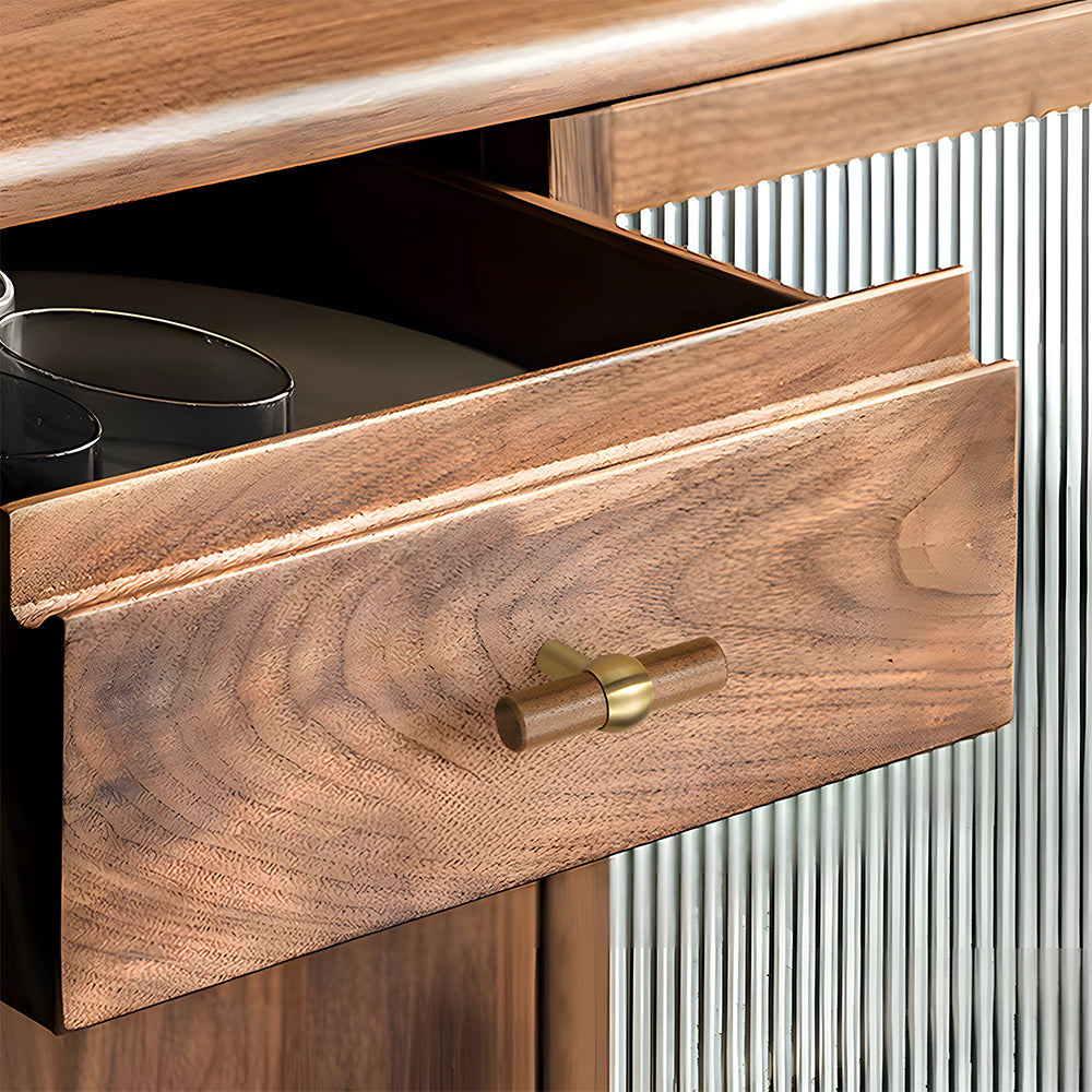 Modern Simple Wooden Cabinet Drawer Handles