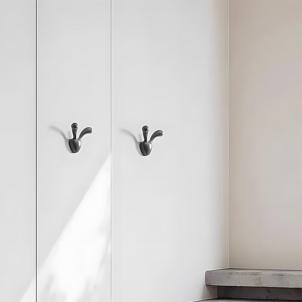Unique Heart & Rabbit Ear Shaped Coat & Towel Hooks