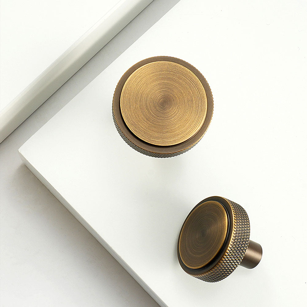 Gold Threaded Cabinet Handles