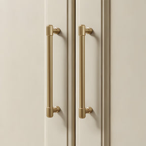 Modern Zinc Alloy Champagne Gold T Bar Cabinet Pulls
