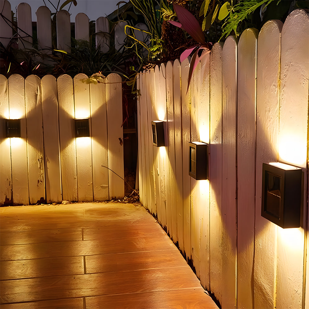 Waterproof Modern Solar Up Down Outdoor Wall Light