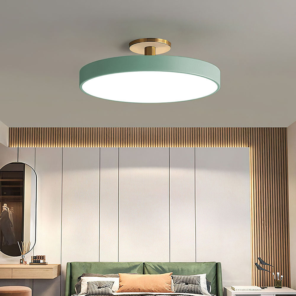 Modern Round Living Room Flush Mount Ceiling Light