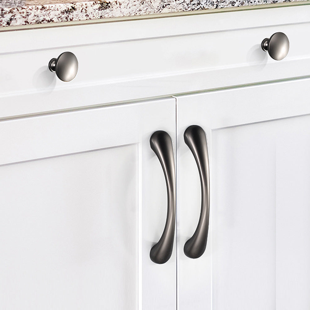 Simple Gold Cabinet Modern Zinc Alloy Handles