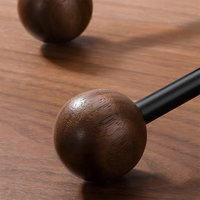 Walnut Round Head Wooden Cabinet Handles
