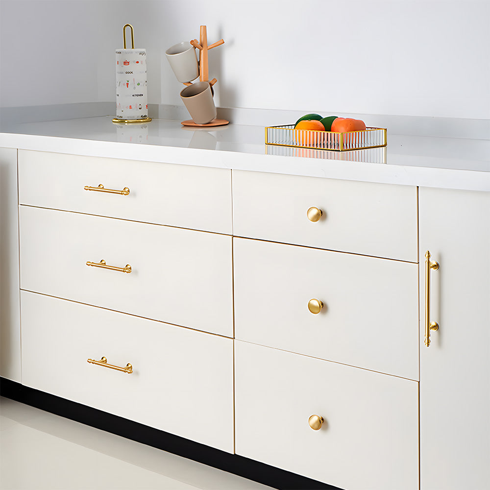 Modern Luxurious Gold Solid Drawer Handle