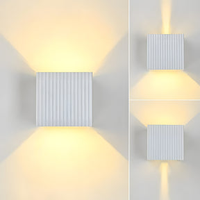 IP65 Fluted LED Up Down Outdoor Wall Light