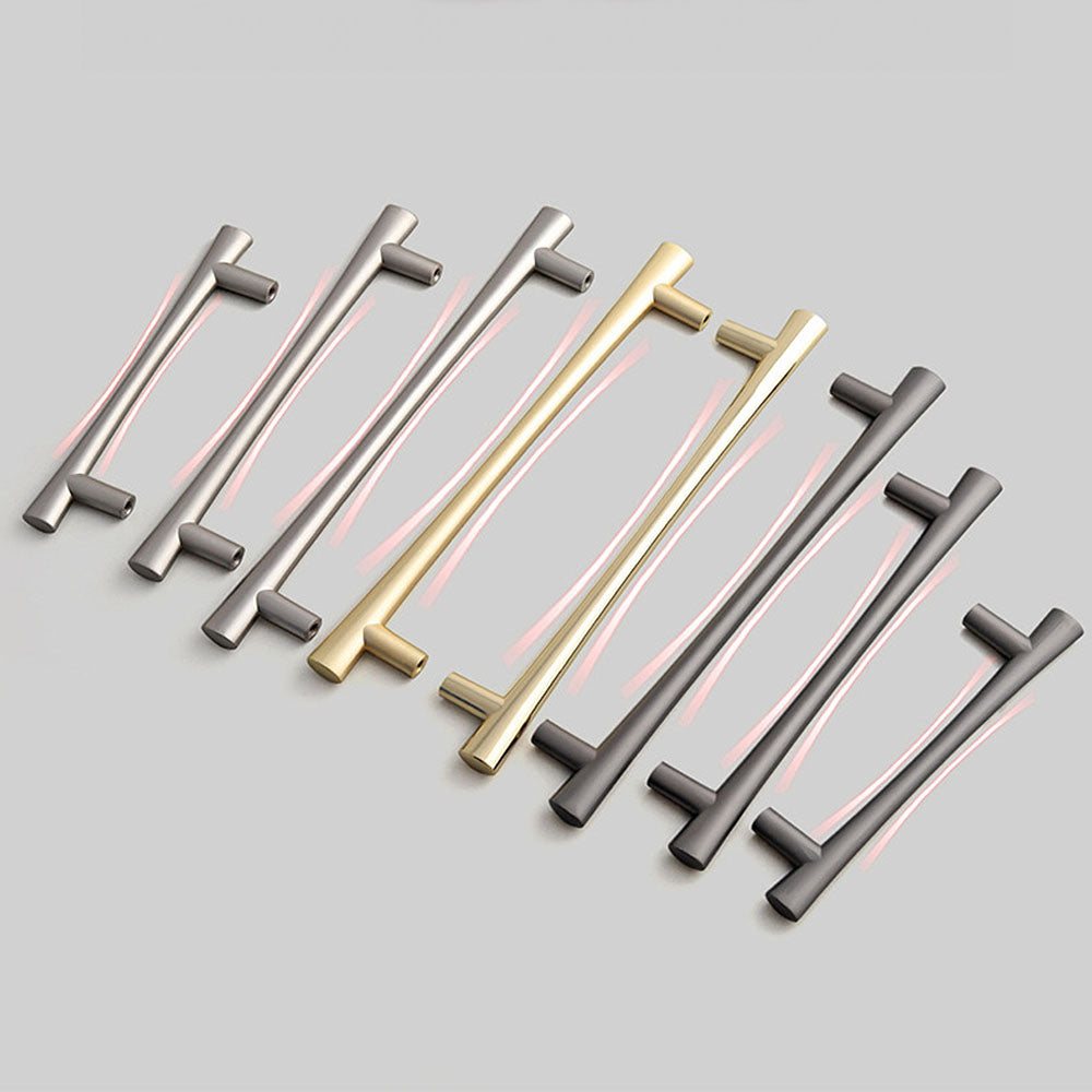 Contemporary Minimalist Zinc Alloy Cabinet Handles For Kitchen