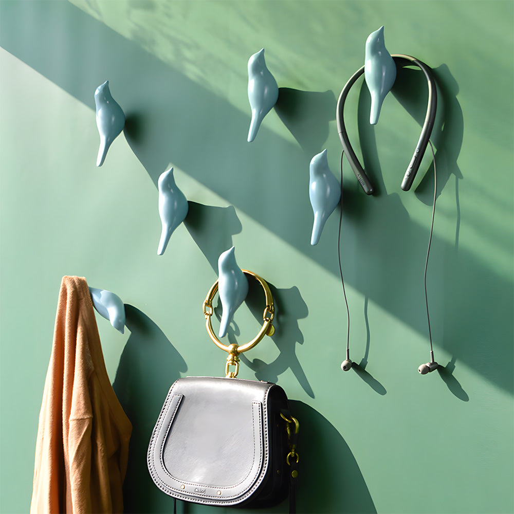 Decorative Bird Shaped Resin Wall Hook